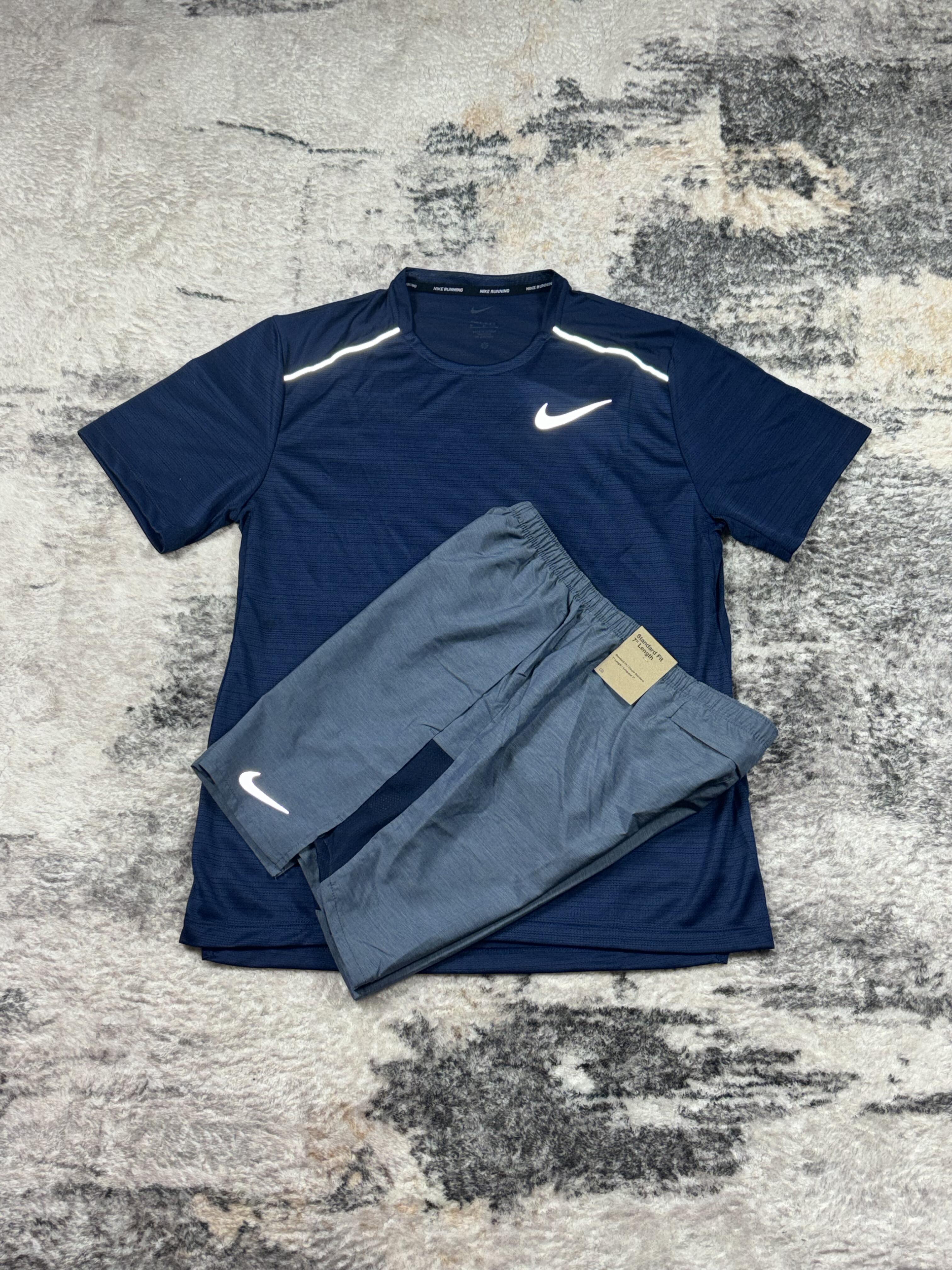Nike miler & challenger set navy/obsidian