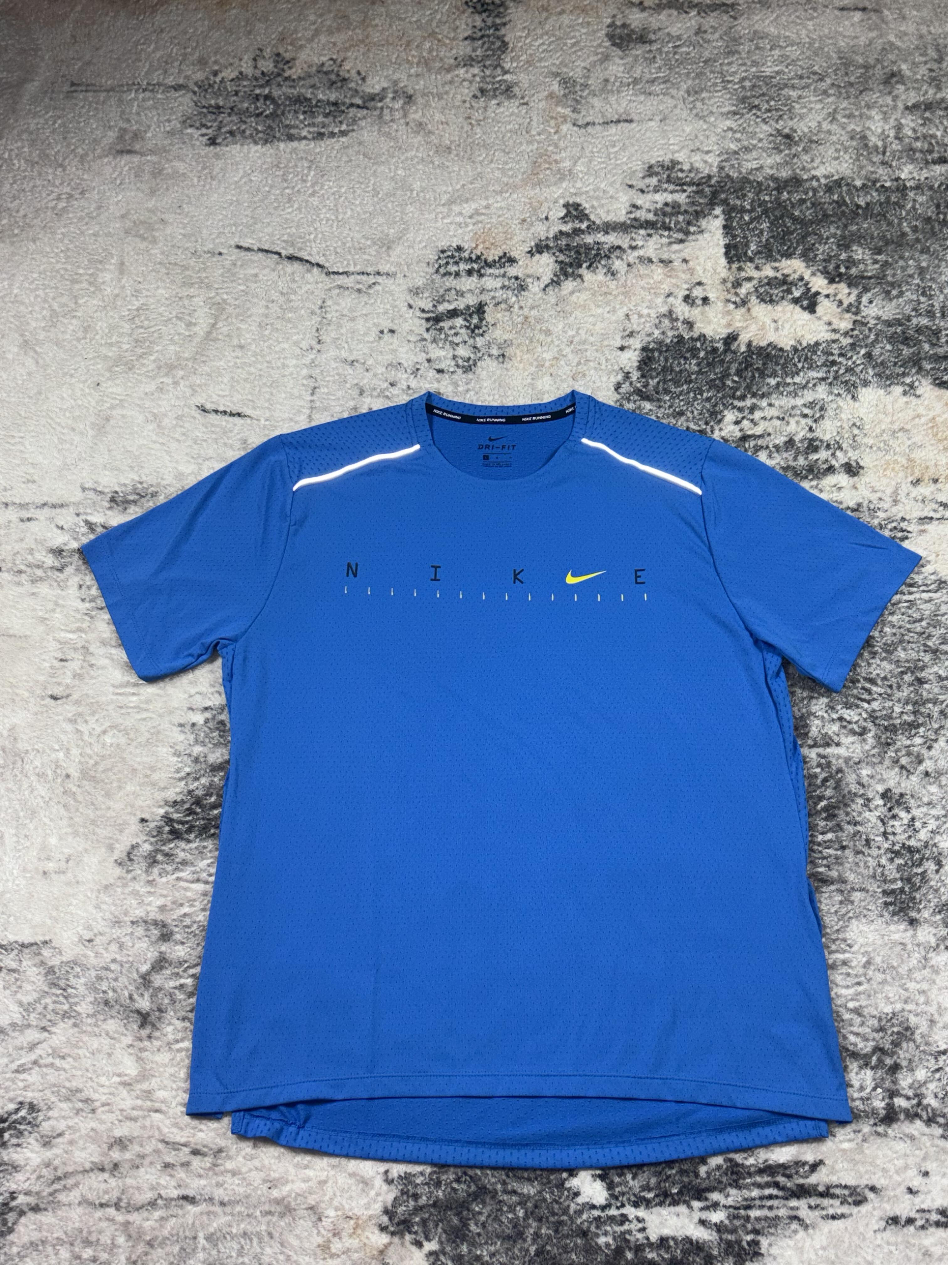 Nike miler blue graphic