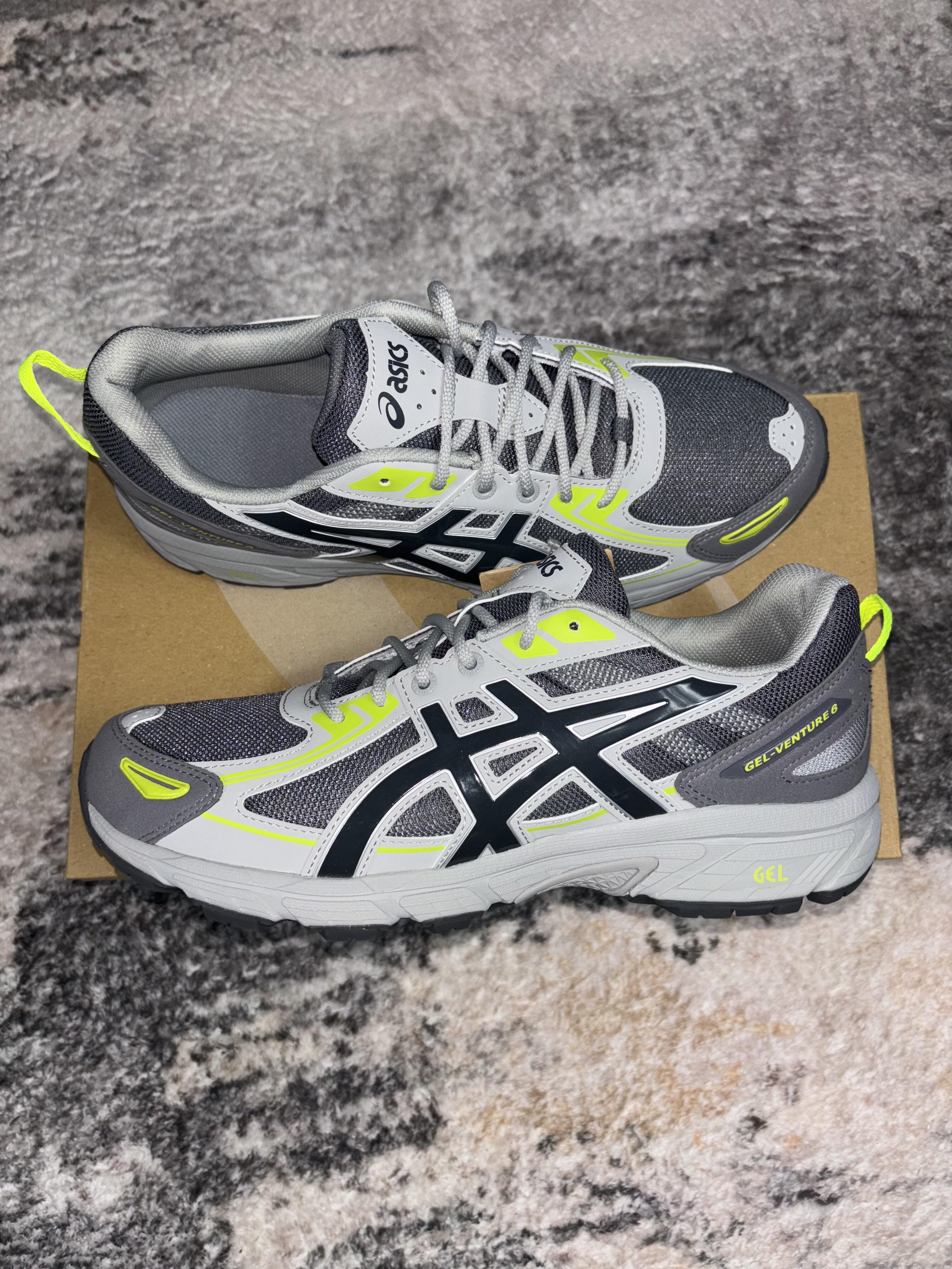 Asics gel venture 6 carbon/grey