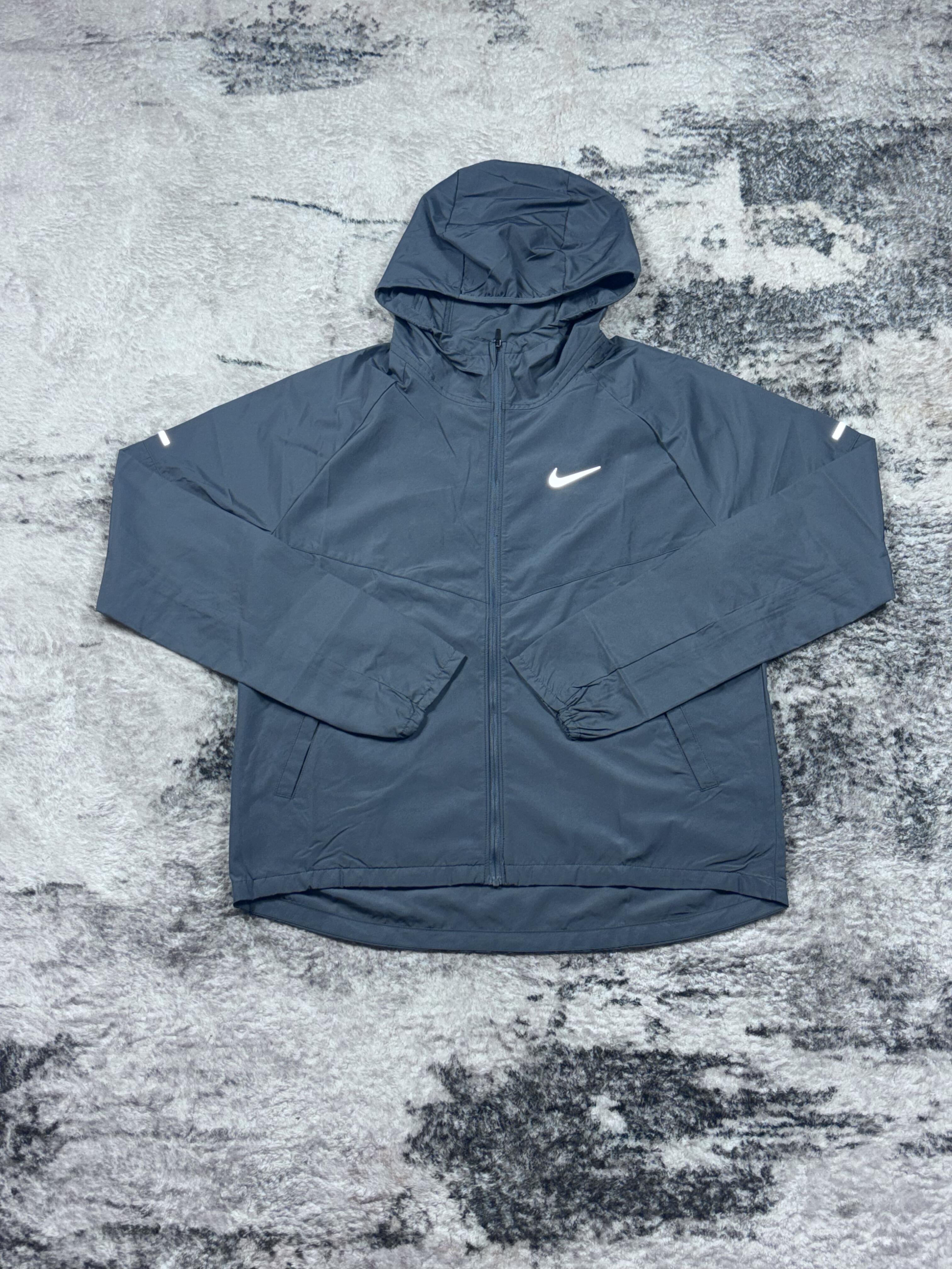 Nike miler repel jacket smoke grey