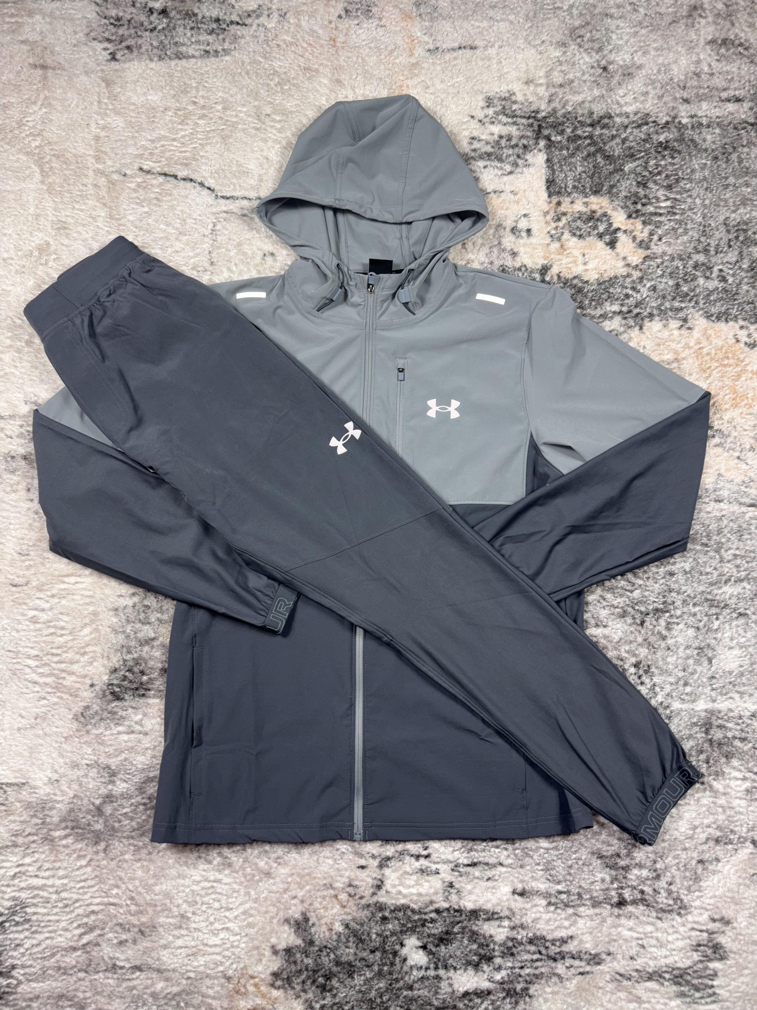 UA vanish tracksuit grey