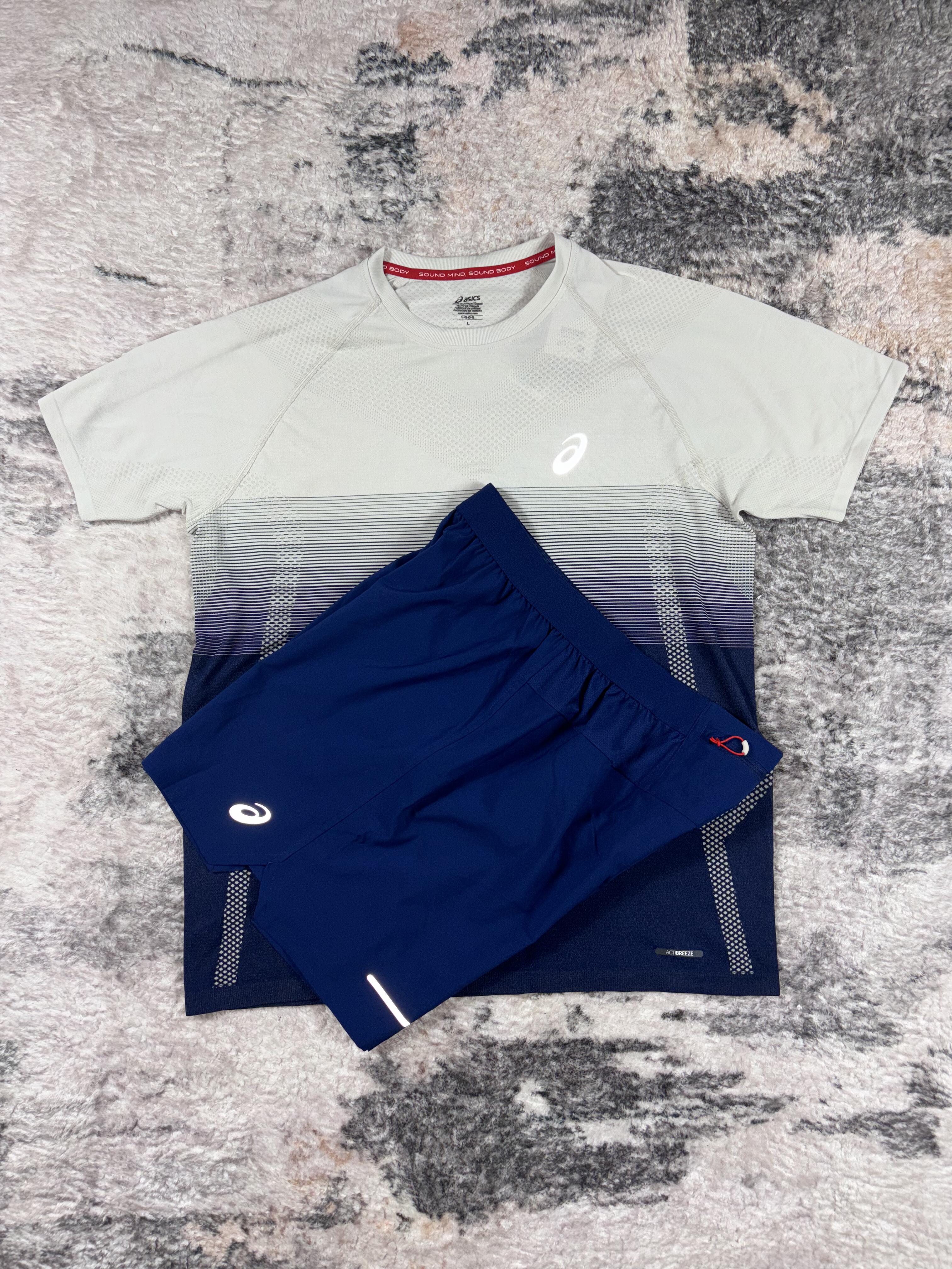ASICS seamless set blue